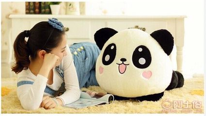 【新款趴趴熊貓公仔大號抱枕公司活動小禮品廠家直銷批發018】儀征市娟娟工藝品廠 - 產品庫