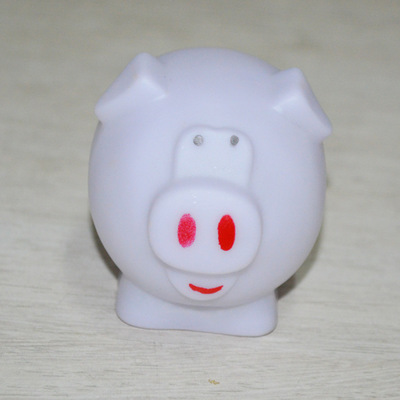 LED七彩閃光動物/飛天豬小夜燈 多功能節日閃光小禮品